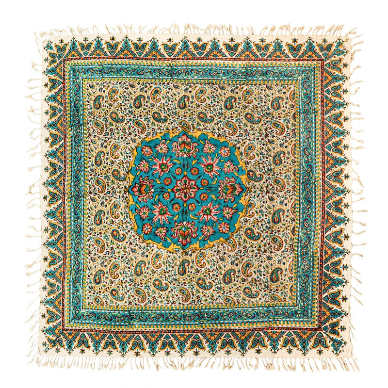 رومیزی قلمکار زابلیان مدل نفیس طرح ترنج