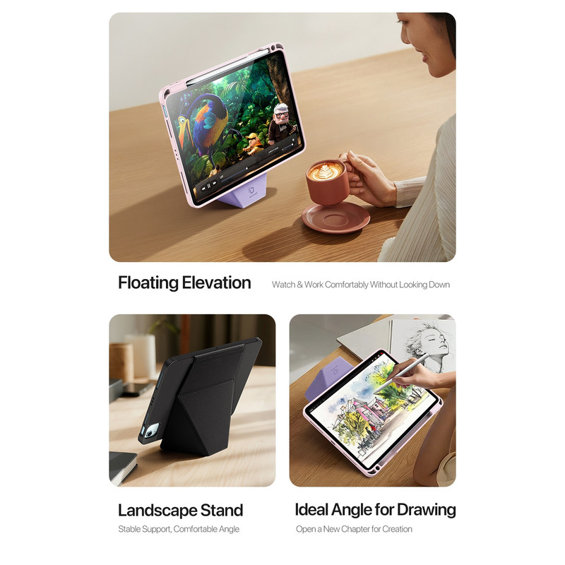 کیف کلاسوری بادیگارد مدل Vers مناسب برای تبلت اپل iPad Air 11 inch M2 2024 / M3 2025