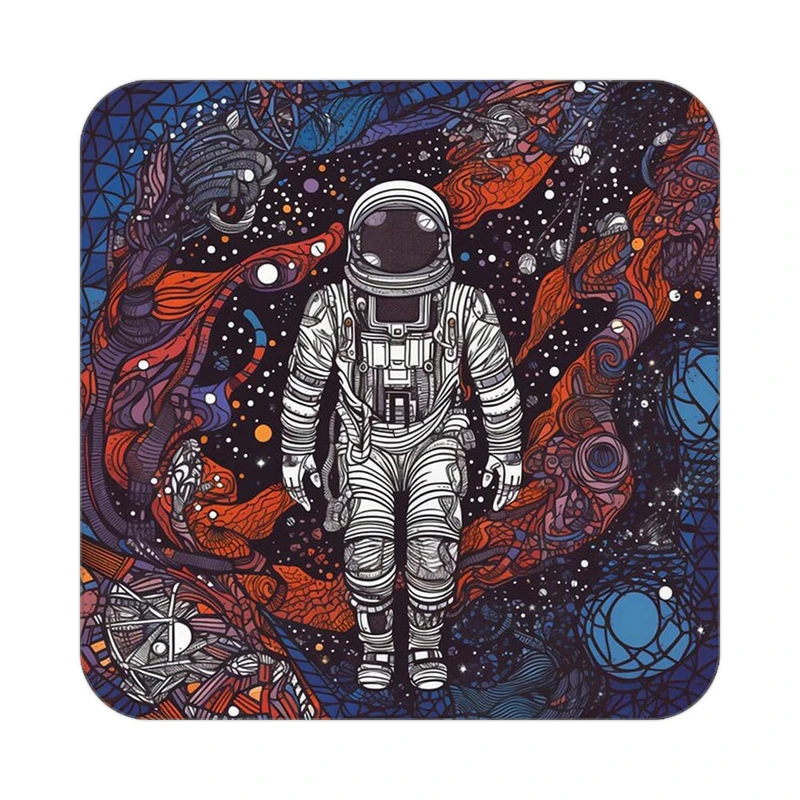 زیر لیوانی کاکتی طرح فضانورد مدل mp46403