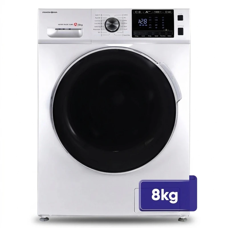 ماشین لباسشویی 8 کیلوگرم اتوماتیک پاکشوما مدل TFU-84406