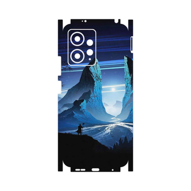 برچسب پوششی ماهوت مدل Blue Mountains Digital Art-FullSkin مناسب برای گوشی موبایل شیائومی Redmi Note 12 4G
