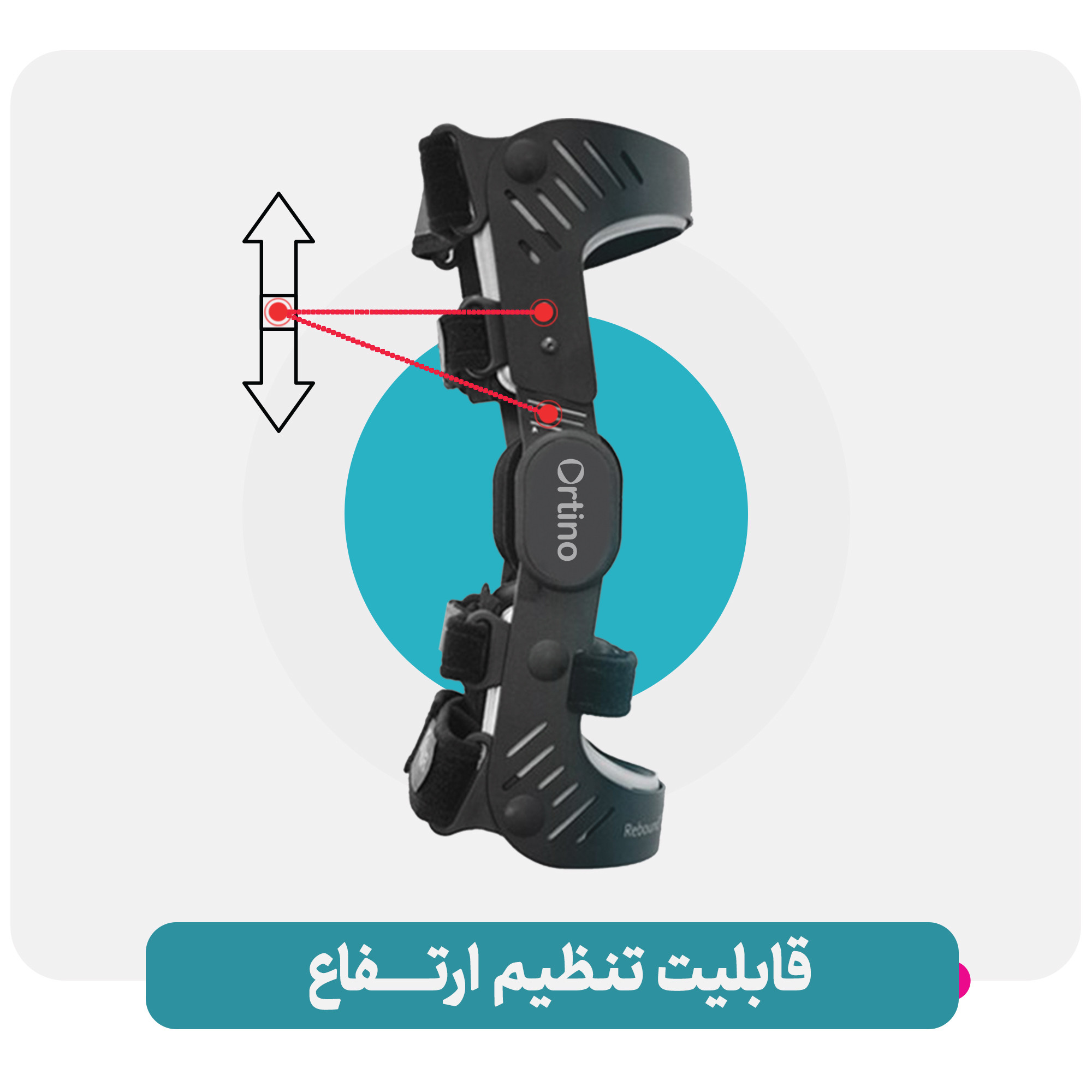 زانو بند طبی اورتینو مدل پیشرفته زانو بند طبی اورتینو مدل پیشرفته