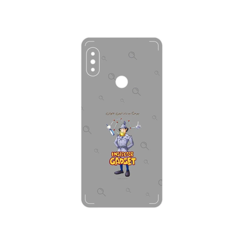 برچسب پوششی ماهوت مدل Inspector Gadget مناسب برای گوشی موبایل شیائومی Redmi Note 5 Pro