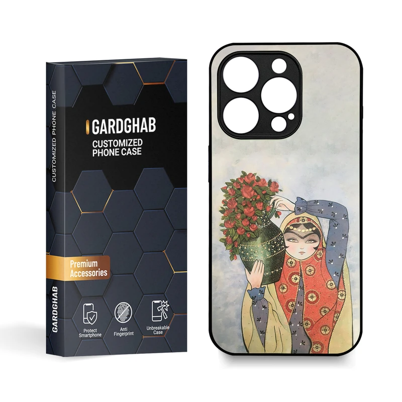 کاور گارد قاب مدل دخترانه مناسب برای گوشی موبایل اپل iPhone 15 Pro 