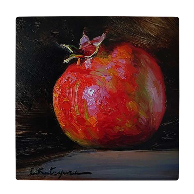  زیر لیوانی  طرح نقاشی انار کد    5862834_4353