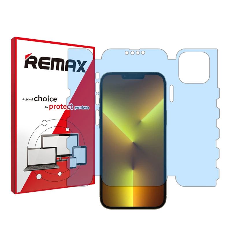 محافظ صفحه نمایش ضداشعه آبی ریمکس مدل HyBLU مناسب برای گوشی موبایل اپل iPhone 13 Pro Max