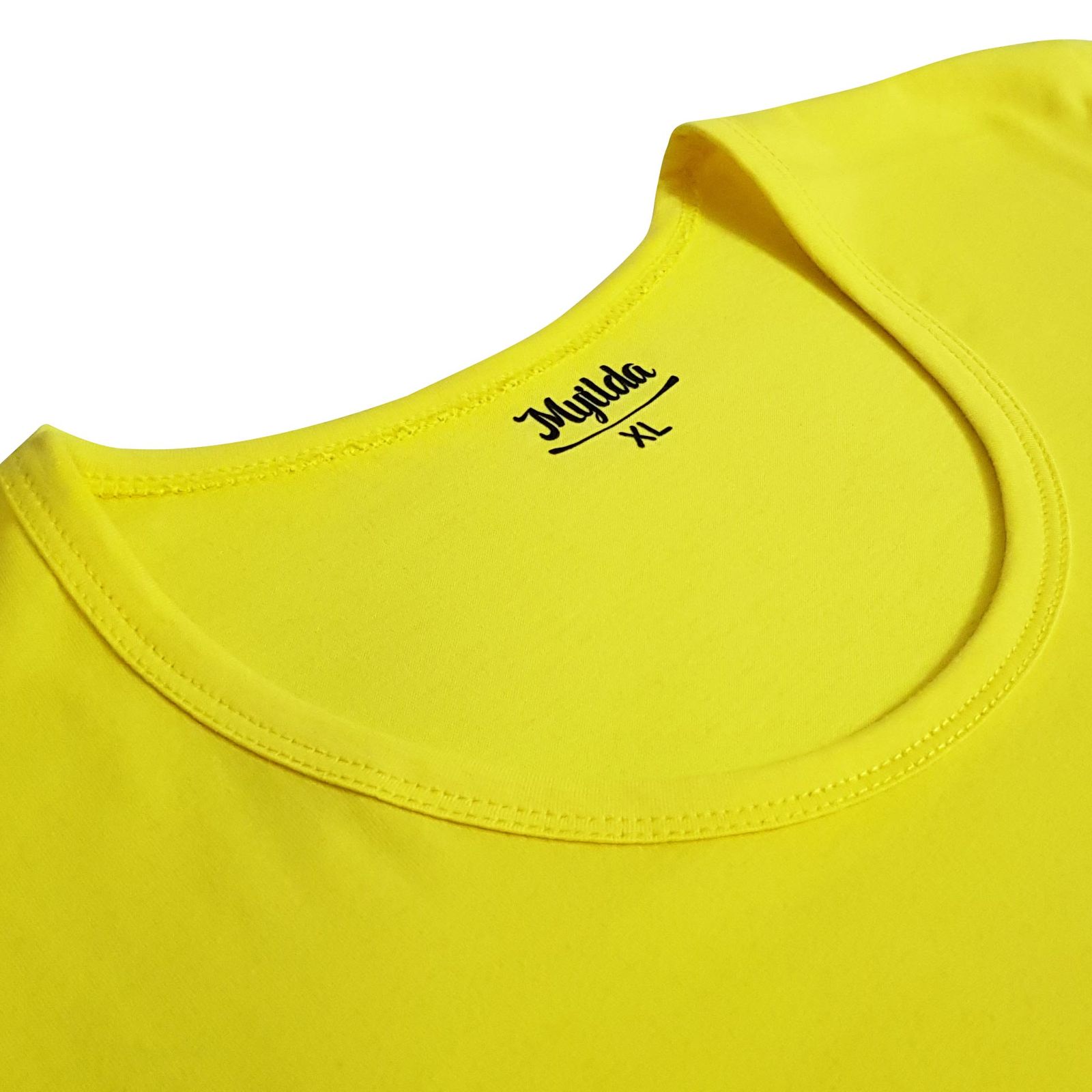 زیرپوش آستین دار مردانه ماییلدا مدل پنبه ای کد 4710 رنگ زرد -  - 6