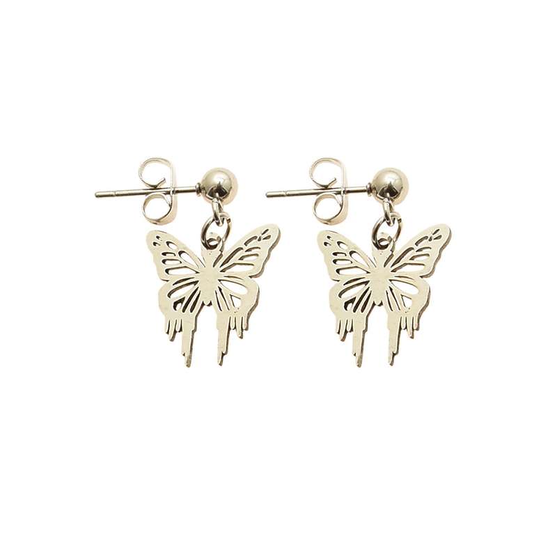 گوشواره دخترانه دلنار گالری مدل پروانه لونا گوشواره دخترانه دلنار گالری مدل پروانه لونا