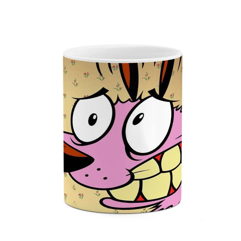 ماگ کاکتی مدل کارتون Courage The Cowardly Dog کد mgh22429