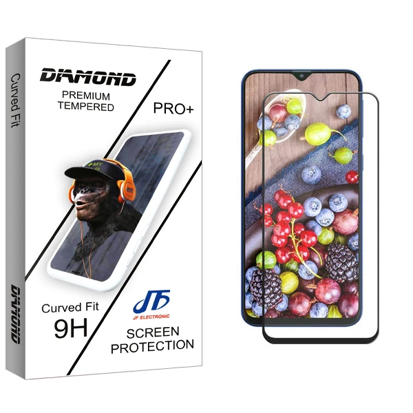 محافظ صفحه نمایش جی اف مدل Diamond glass مناسب برای گوشی موبایل سامسونگ Galaxy A10