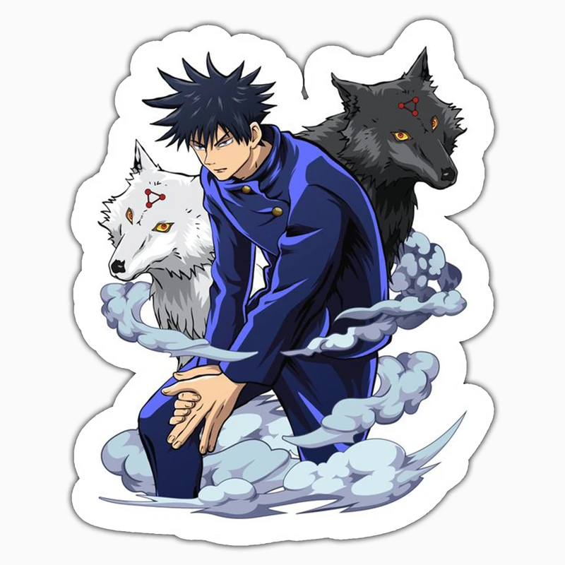 استیکر لپ تاپ و موبایل بووم طرح Anime Jujutsu Kaisen مدل Megumi Chan کد TR106