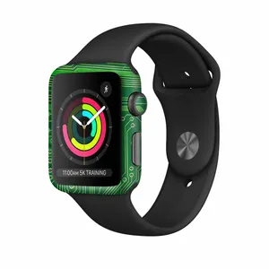 برچسب ماهوت طرح Green_Printed_Circuit_Board مناسب برای اپل واچ Watch 3 42mm