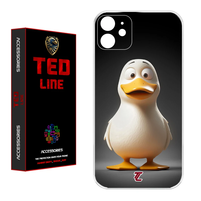 کاور تد لاین طرح اردک کد 1124 مناسب برای گوشی موبایل اپل Iphone 11  