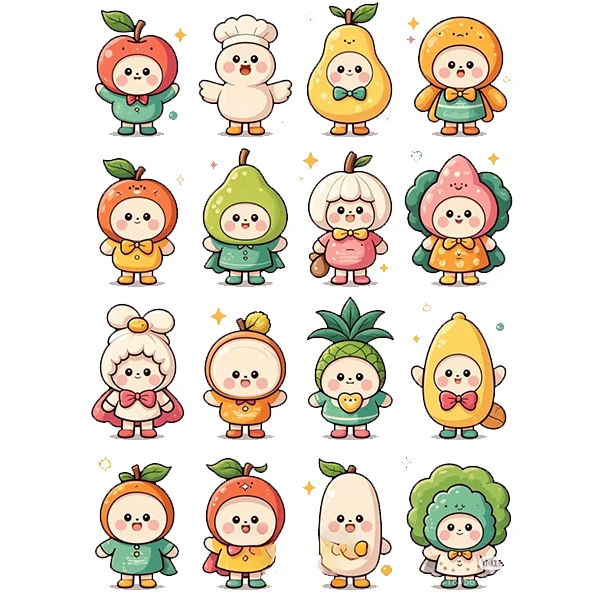 استیکر پارچه و لباس پاد آفرین طرح کارتونی کد 5790