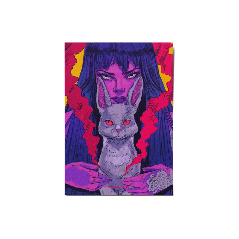 کارت پستال ماسا دیزاین مدل stkv0509 دختر