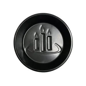 قالب دسر مدل تفلون گرد لبه بلند ته شمع 