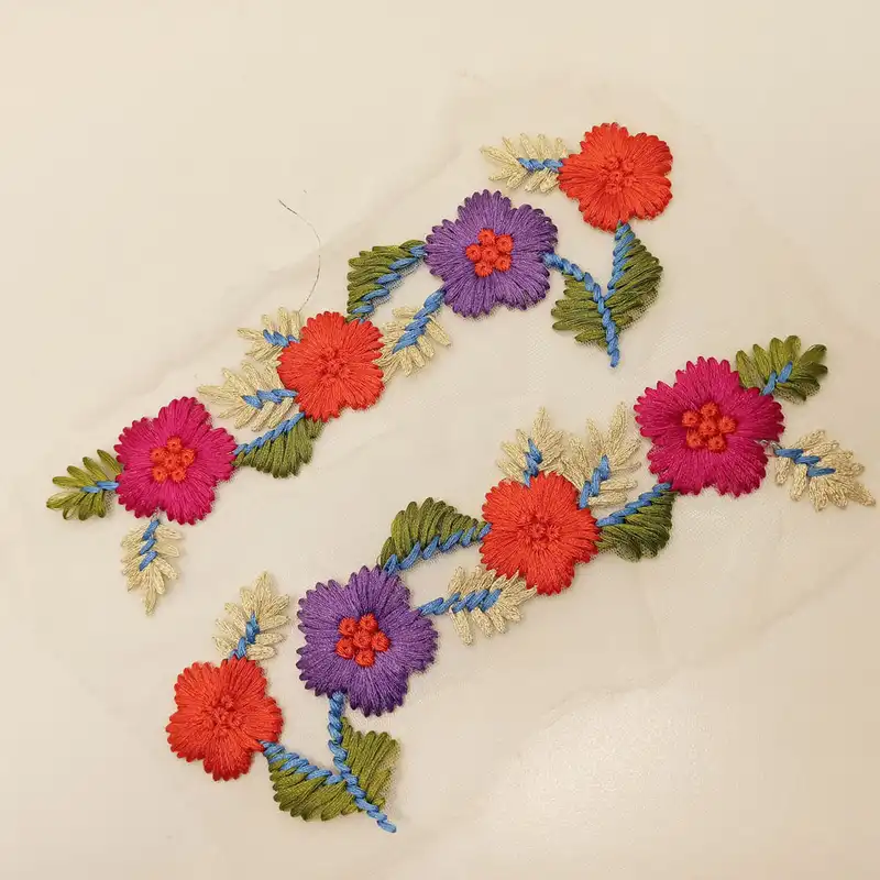 استیکر پارچه و لباس مدل تکه دوزی گلدوزی 175