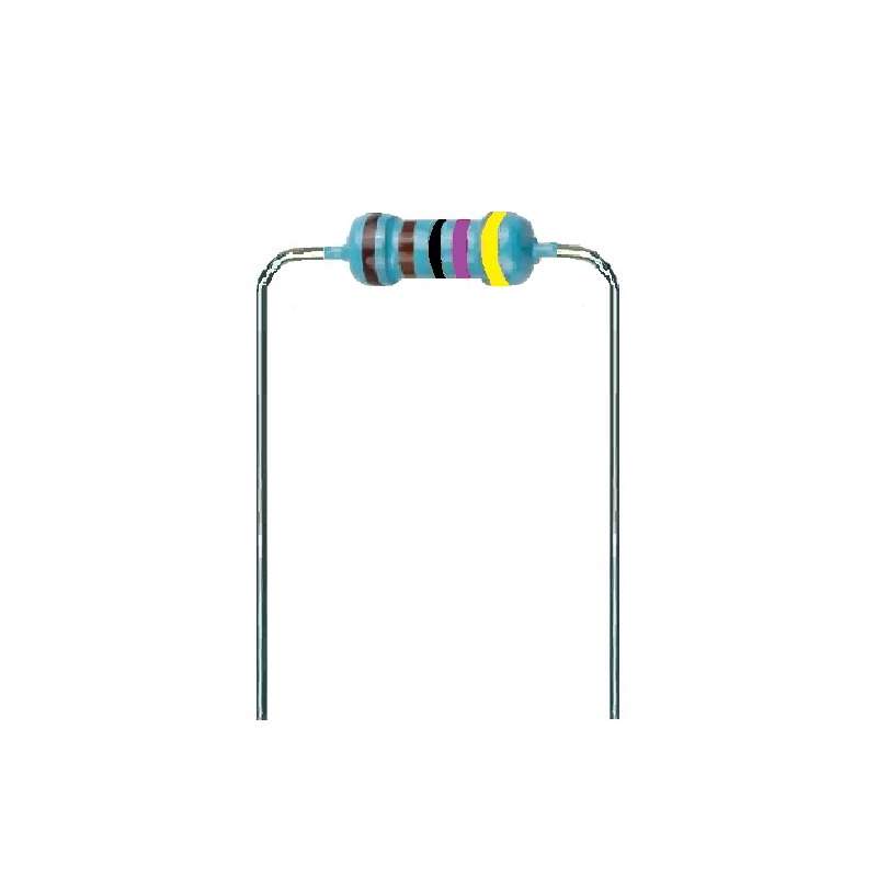 مقاومت 4.7 کیلو اهم مدل 1/4W-1% بسته 400 عددی