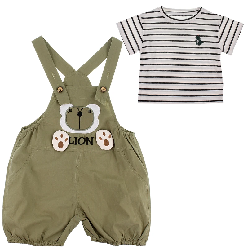 ست سرهمی و تی‌شرت پسرانه مدل A00451