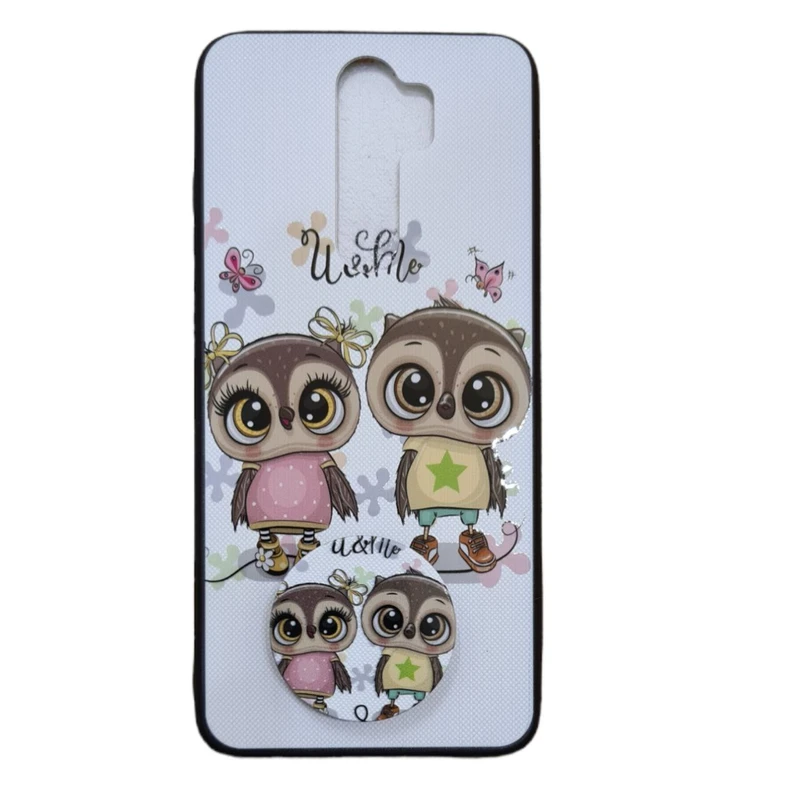 کاور طرح دخترانه کد 896 مناسب برای گوشی موبایل شیائومی Redmi Note 8 Pro به همراه پاپ سوکت