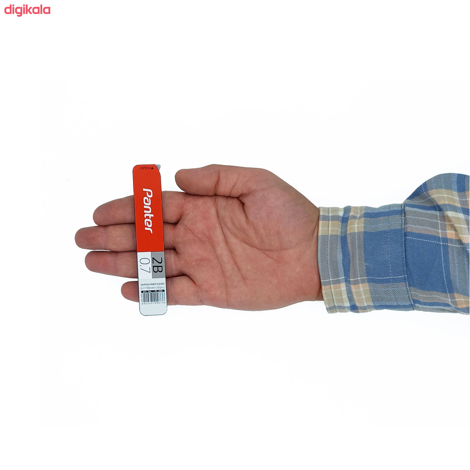 نوک مداد نوکی 0.7 میلی متری پنتر مدل 007 Hi-pl بسته 2 عددی