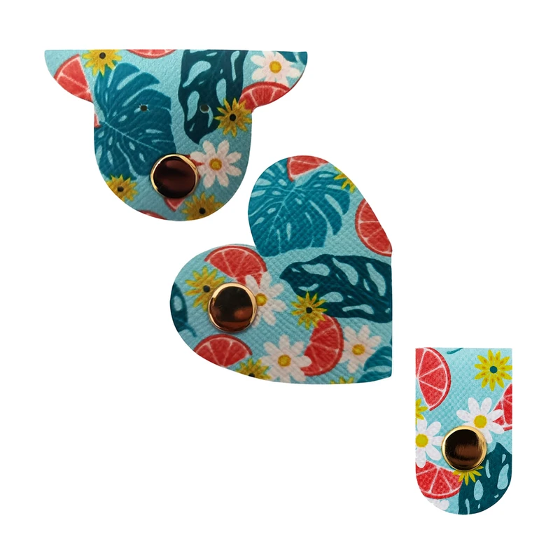 جمع کننده سیم هندزفری طرح پرتقالی مدل H-125 مجموعه 3 عددی