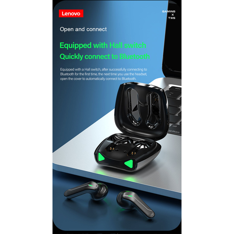 قیمت و خرید هدفون مخصوص بازی بلوتوثی لنوو مدل Think Plus XT (85)