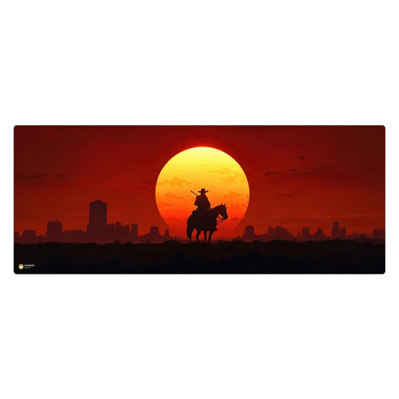 ماوس پد هومرو مدل HX555 طرح Red Dead Redemption سایز 40x100 سانتی متر