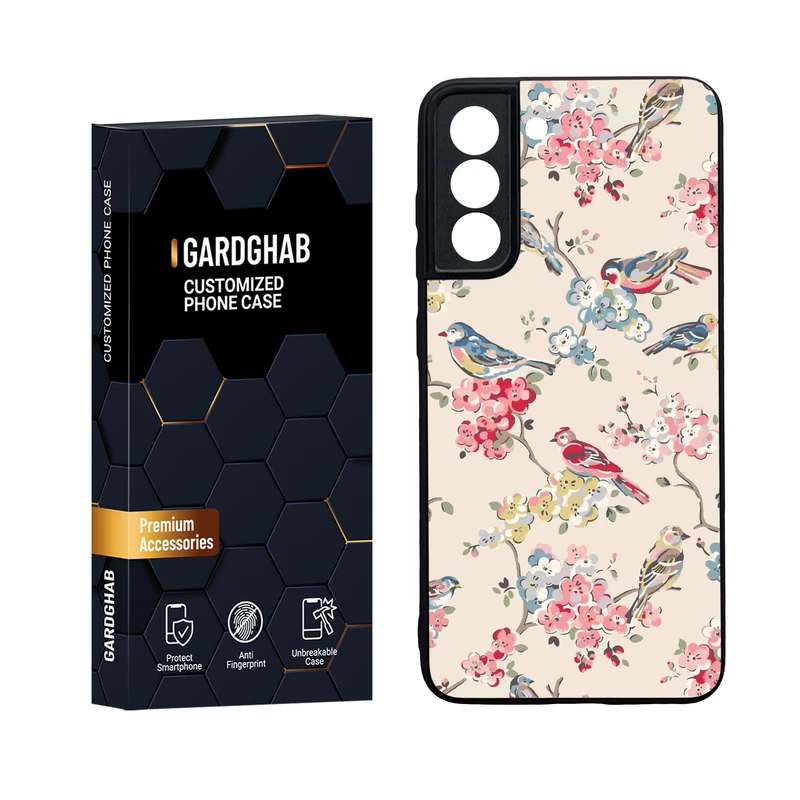 کاور گارد قاب مدل دور ژله ای پشت گلس دخترانه مناسب برای گوشی موبایل سامسونگ Galaxy S21 FE