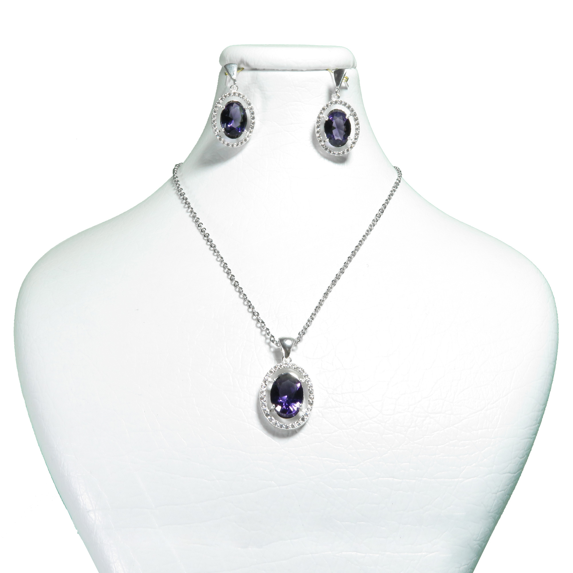 نیم ست نقره زنانه کد AV174-S10 C4