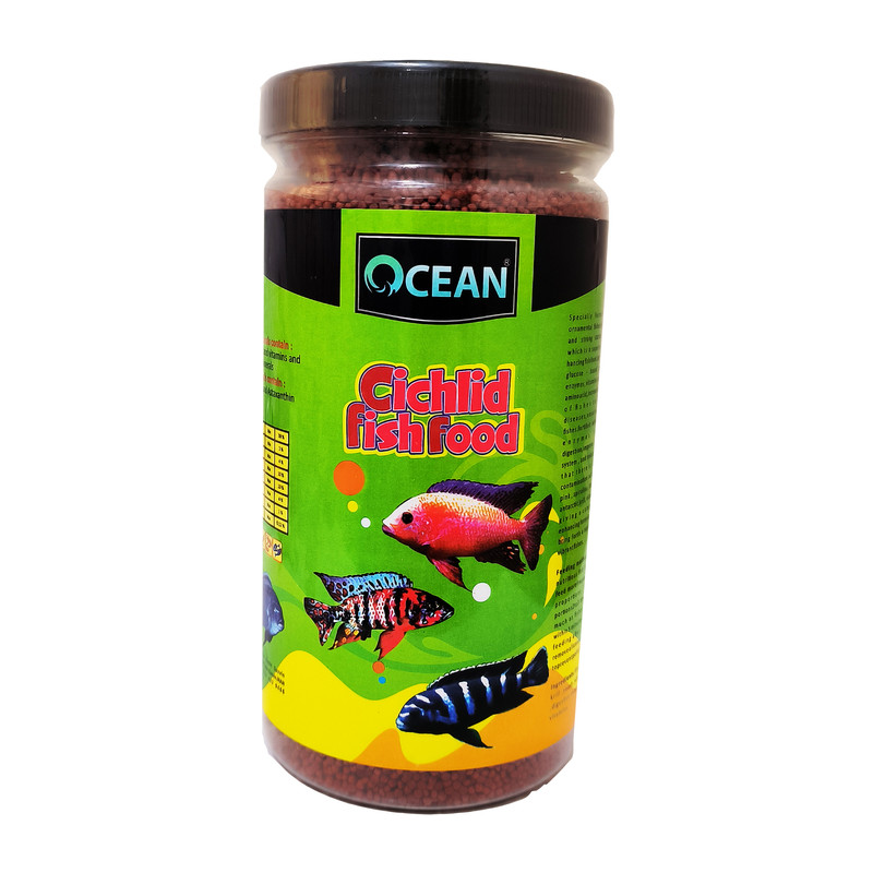غذا ماهی آکواریوم اوشن مدل سیچلاید کد OCEAN01 وزن 650 گرم