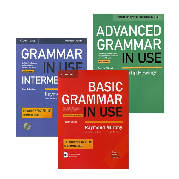 کتاب Grammar In Use Fourth Edition اثر Raymond Murphy انتشارات دانشگاه کمبریج 3 جلدی
