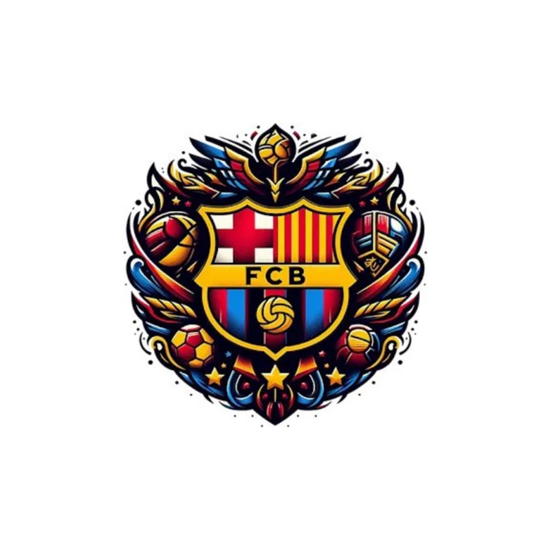 استیکر پارچه و لباس پاد آفرین مدل بارسلونا کد 595