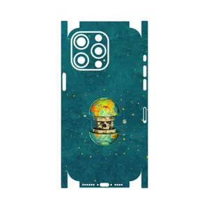MAHOOT Collage of Earth Face-FullSkin Cover Sticker for Apple iPhone 15 Pro Max