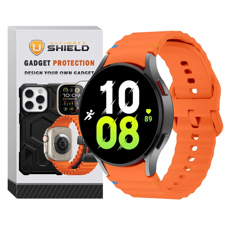 بند آلتیمیت شیلد مدل Silic ARC مناسب برای ساعت هوشمند سامسونگ Galaxy Watch 5 40mm / Watch 5 44mm / Watch 5 Pro 45mm