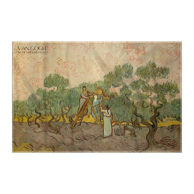 کاغذ کادو ترمه طراحان ایده مدل زنان زیتون چین از ونگوگ کد art0001