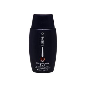 کرم ضد آفتاب بدون رنگ ژیناژن SPF 50 مدل 3in1 مناسب برای انواع پوست حجم 50 میلیلیتر