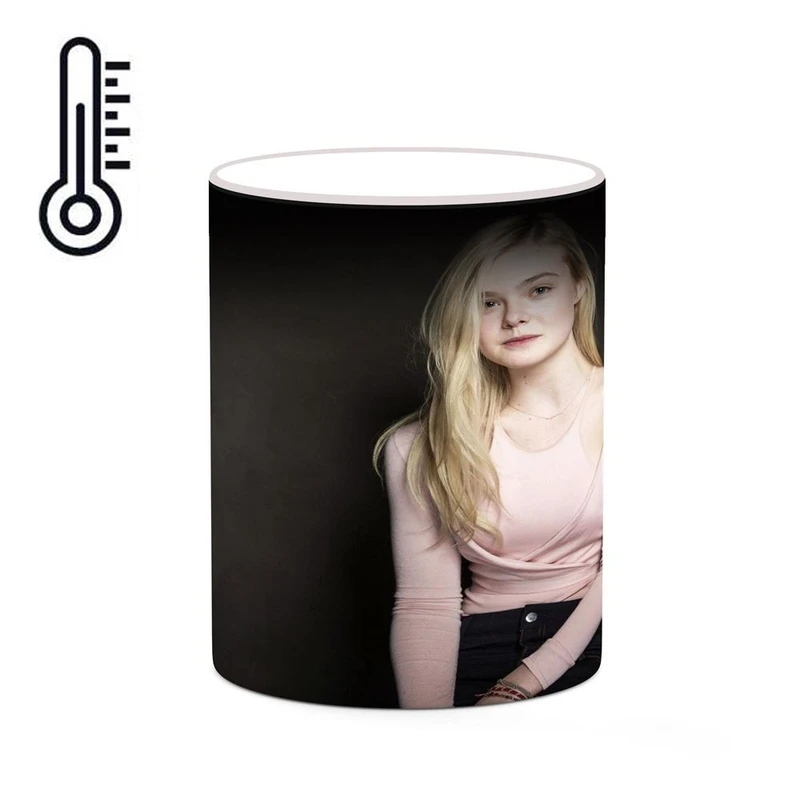 ماگ حرارتی کاکتی طرح Dakota Fanning مدل mgh25721