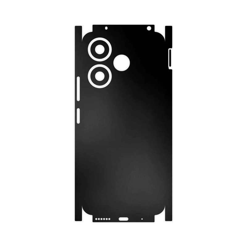 برچسب پوششی ماهوت مدل Matte-Black-FullSkin مناسب برای گوشی موبایل شیائومی Redmi 13