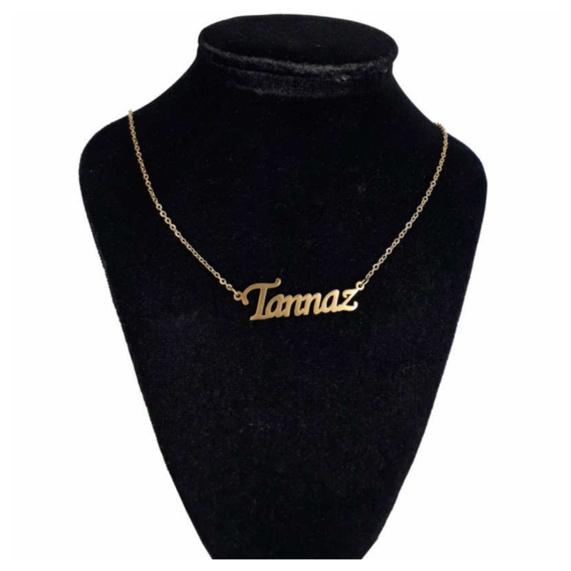 گردنبند زنانه مدل اسم طناز