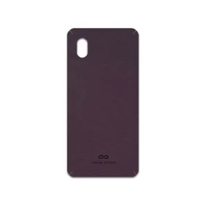 MAHOOT Purple-Leather Cover Sticker for Samsung Galaxy A01 Core