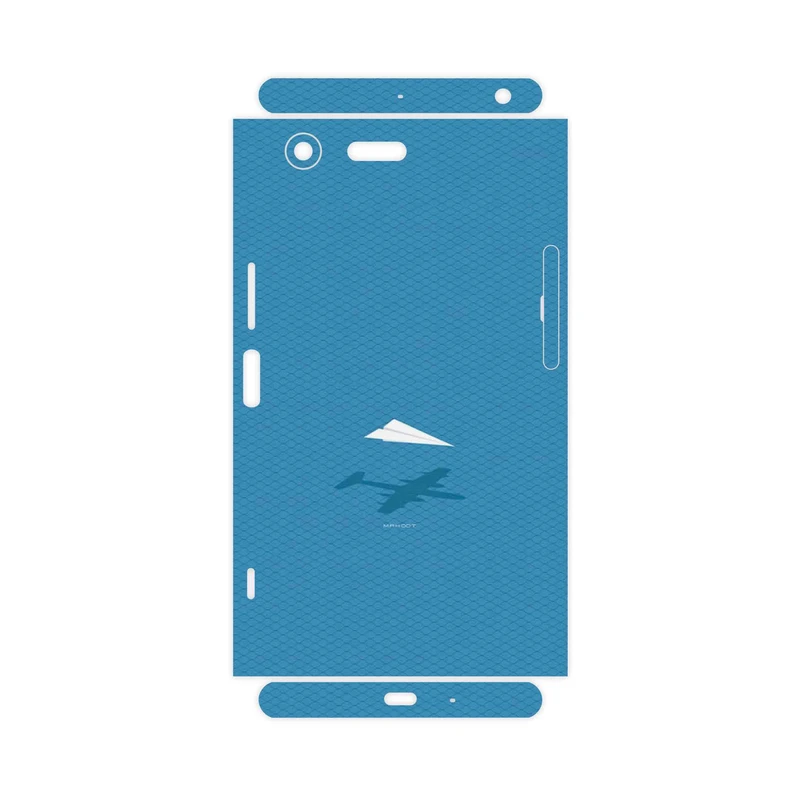 برچسب پوششی ماهوت مدل Minimal Paper Airplane-FullSkin مناسب برای گوشی موبایل سونی Xperia XZ Premium