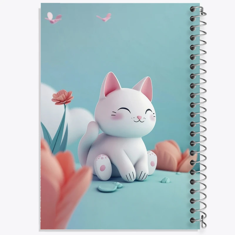 دفتر شطرنجی 50 برگ خندالو طرح هیولای کیوت کد N2262