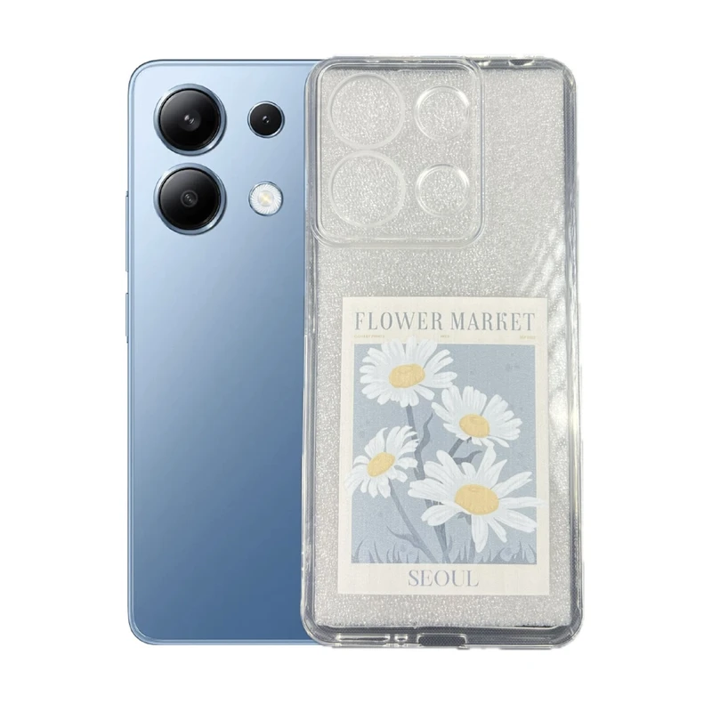 کاور طرح گل بابونه مناسب برای گوشی موبایل شیائومی Redmi Note 13 4g