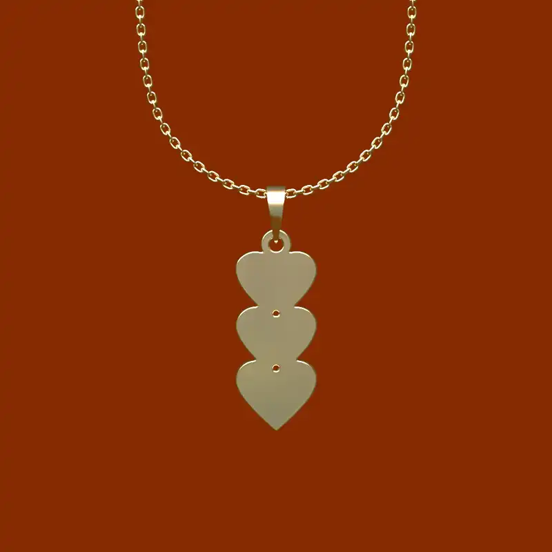 گردنبند طلا 18 عیار زنانه مدوپد مدل گل کد CA11081