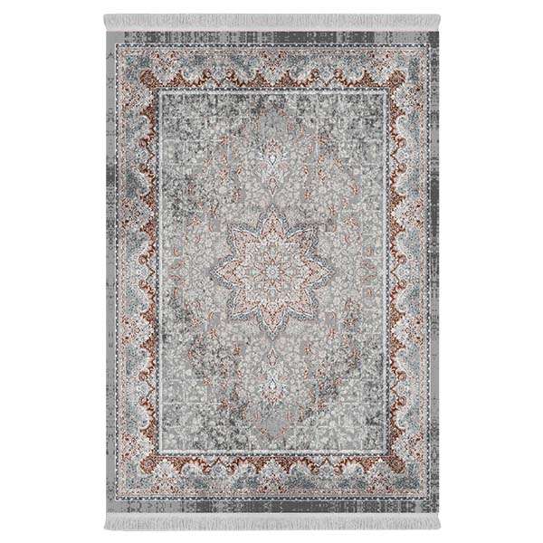 فرش پارچه‌ای دفه مدل فرشینه طرح مدرن کد 40