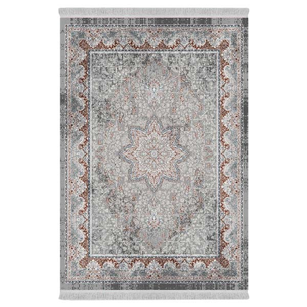 فرش پارچه‌ای دفه مدل فرشینه طرح مدرن کد 40