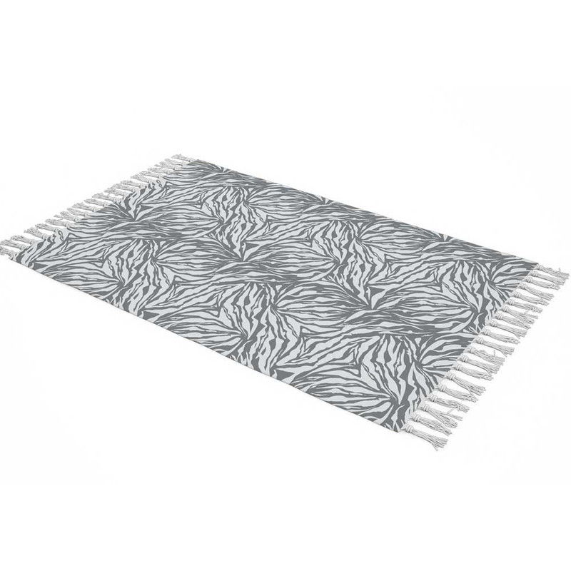 شال مبل طرح پوست کد Q2SH1080 سایز 100x180 سانتی متر