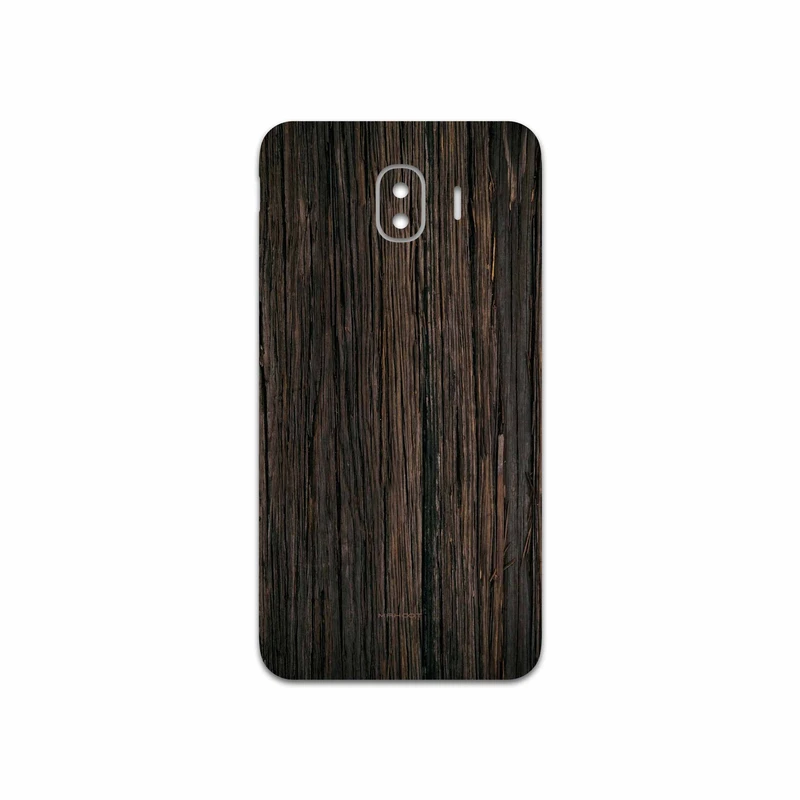 برچسب پوششی ماهوت مدل Burned Wood مناسب برای گوشی موبایل سامسونگ Galaxy J4