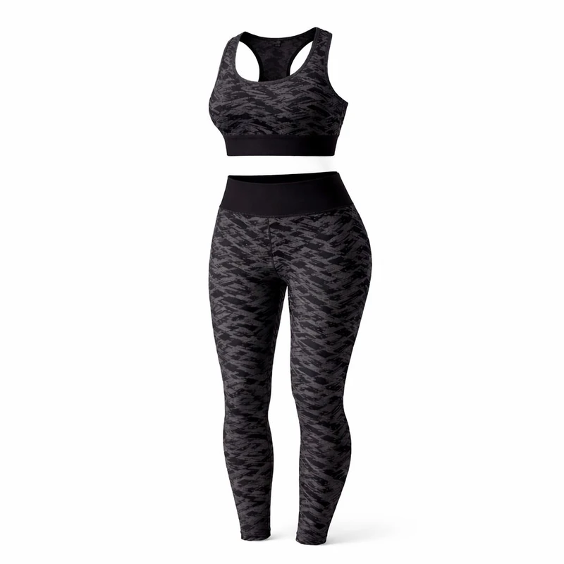 ست تاپ و لگینگ ورزشی زنانه مدل zigzal